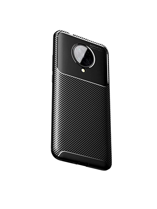 Gpack Xiaomi Poco F2 Pro Kılıf Negro Karbon Dizayn Silikon