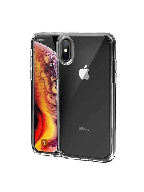 Gpack Apple iPhone Xs Max Kılıf Coss  Sert KapakNano Glass