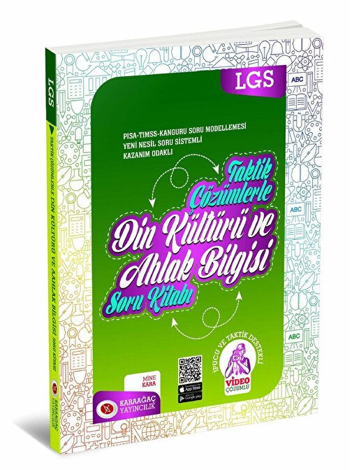 Karaağaç Yayınları 2023 Taktik Çözümlerle LGS Din Kültürü ve Ahlak Bilgisi Soru Kitabı Karaağaç Yayınları