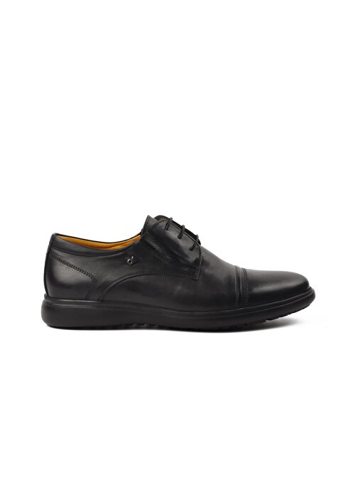 Dr.Flexer 341801 Siyah Hakiki Deri Erkek Comfort Ayakkabı
