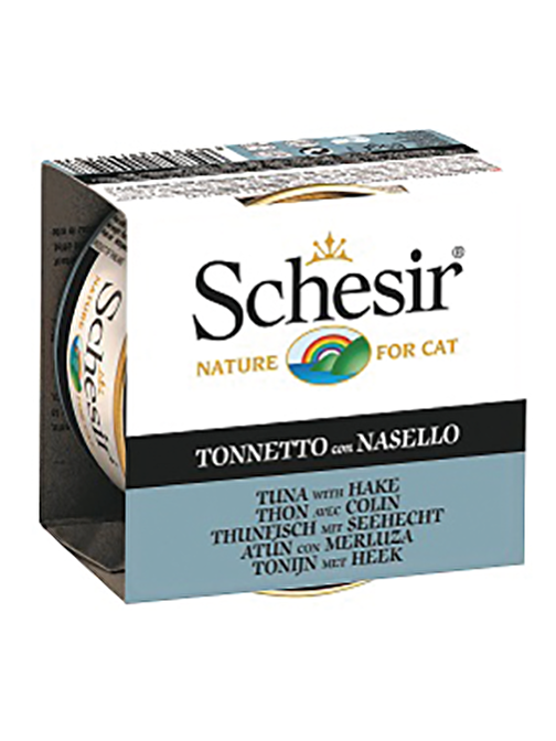 Schesir Tuna Ve Barlam Balıklı Yetişkin Kedi Konservesi 85 Gr