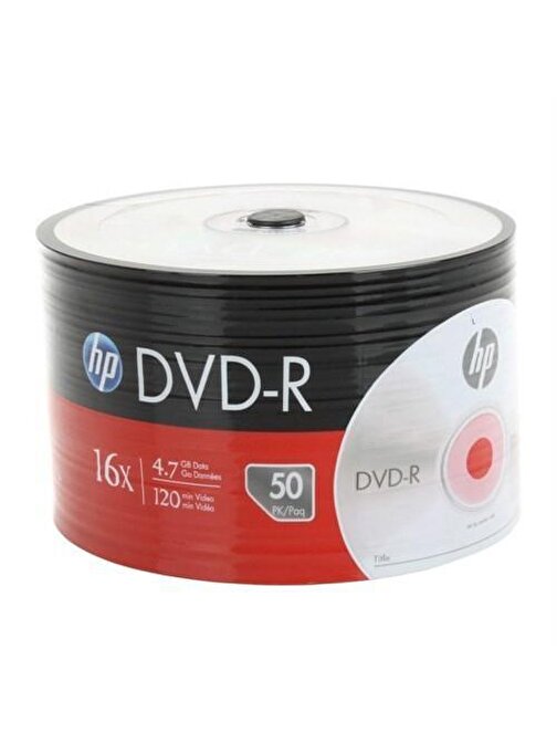 Hp Dvd-R 16X 4.7 Gb 120 Dk 50'Li Paket