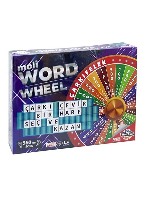 Moli Toys Çarkıfelek Kutu Oyunu (Moli Word Wheel)