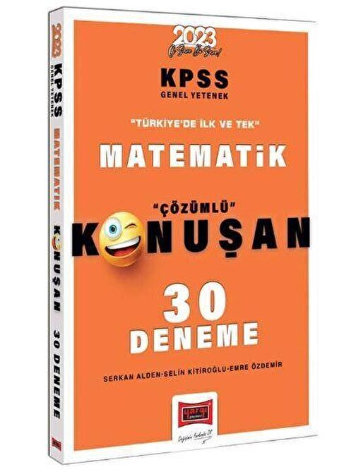 Yargı Yayınları 2023 KPSS Matematik Tamamı Çözümlü Konuşan 30 Deneme Yargı Yayınları