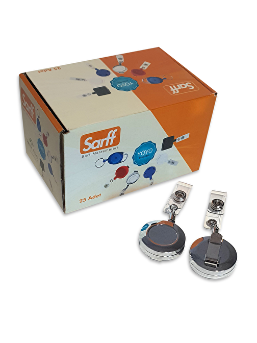 Sarff Yuvarlak Kancalı Metal Yoyo 25 Adet