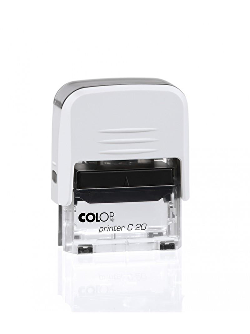 Sırdaş Colop Printer C20 Beyaz Kasa Standart Plastik Kaşe 14 X 38 Mm Siyah
