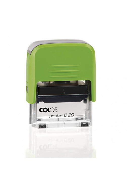 Sırdaş Colop Printer C20 Yeşil Kasa Standart Plastik Kaşe 14 X 38 Mm Siyah