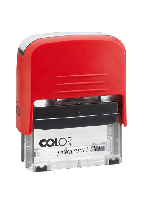 Sırdaş Colop Printer C30 Kırmızı Kasa Standart Plastik Kaşe 18 X 47 Mm Siyah