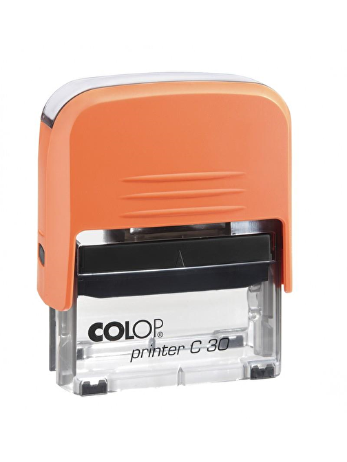 Sırdaş Colop Printer C30 Turuncu Kasa Standart Plastik Kaşe 18 X 47 Mm Siyah
