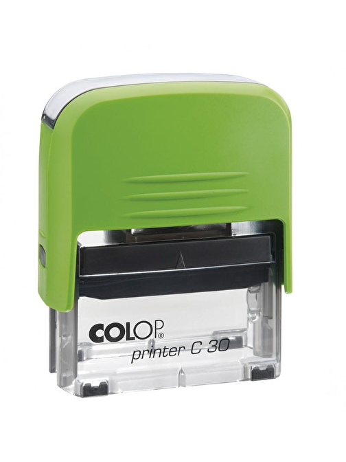Sırdaş Colop Printer C30 Yeşil Kasa Standart Plastik Kaşe 18 X 47 Mm Siyah