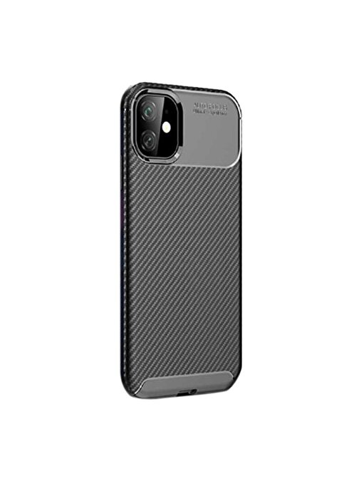 Gpack Apple iPhone 11 Kılıf Negro Karbon Dizayn Silikon