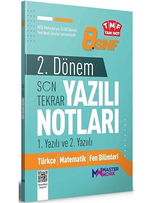 Akm Kitap 8. Sınıf 2. Dönem 1. ve 2. Yazılı Notları Son Tekrar