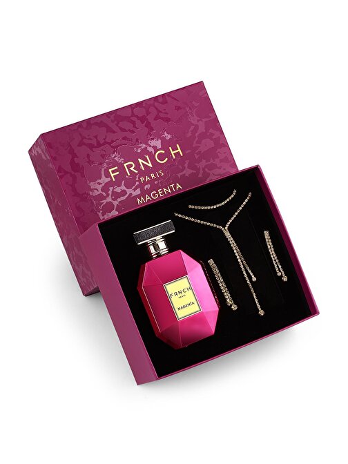 Frnch Frp10003-103-K Magenta Kadın Parfüm 75 ml Kadın Zirkon Set Hediyeli