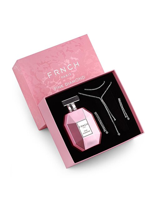 Frnch Frp10006-106-K Pink Diamond Kadın Parfüm 75 ml Kadın Zirkon Set Hediyeli