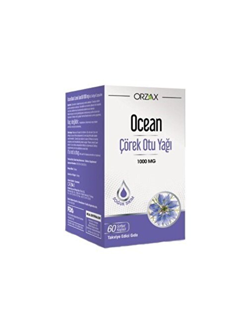 Ocean Çörek Otu Yağı 60 Kapsül