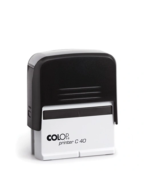 Sırdaş Colop Printer C40 Siyah Kasa Standart Plastik Kaşe 23 X 59 Mm Siyah