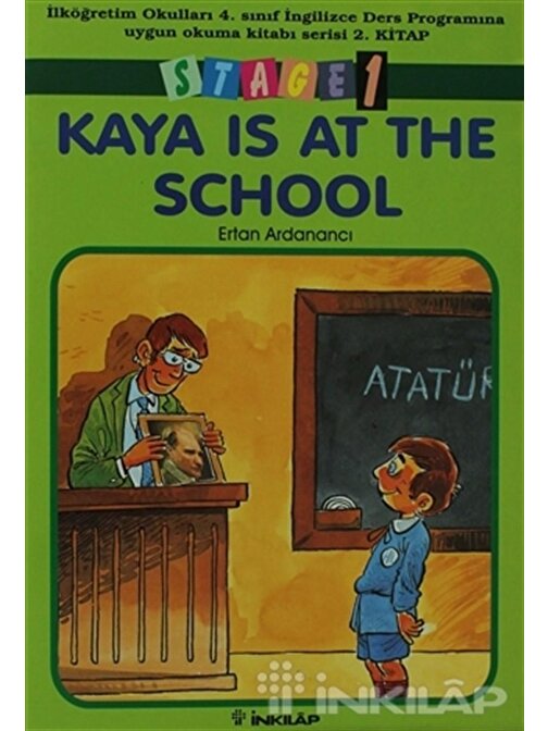 İnkılap Kitabevi Yayınları Stage 1 - Kaya İs At The School - Ertan Ardanancı