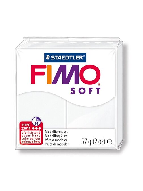 Fimo Soft 00-Beyaz 57Gr