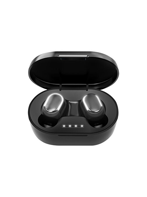 Polosmart Fs45 Pro Kablosuz Silikonlu Kulak İçi Bluetooth Kulaklık Siyah