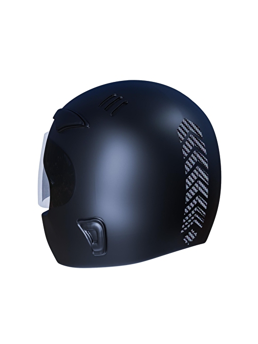 Çınar Extreme 2 Adet Sport Kask, Araba Ayna Siyah Karbon Fiber Dokulu Kask Sticker Çınar Extreme