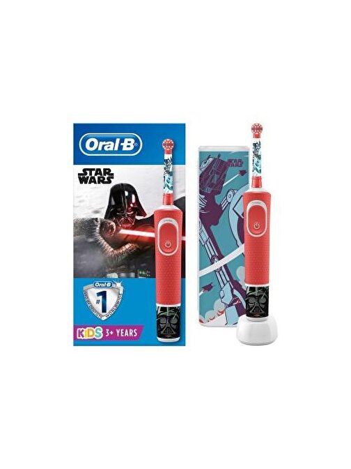 Oral-B Çocuk D100 Star Wars Şarj Edilebilir Diş Fırçası + Seyahat Kabı