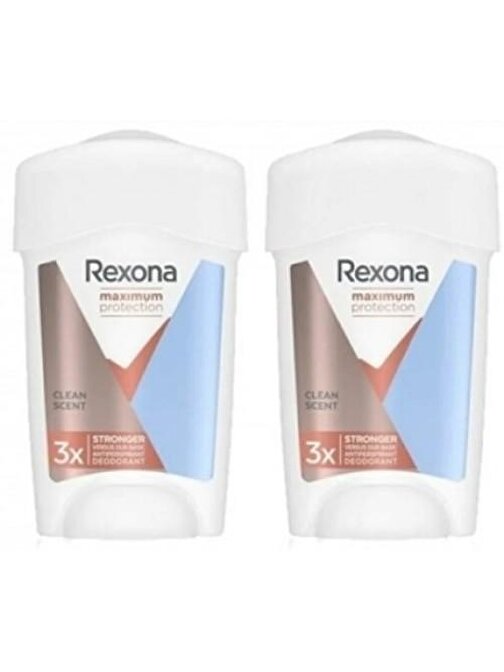 Rexona Maximum Protection Cream Clent Scent 96 Saat 45 ml x 2 Adet