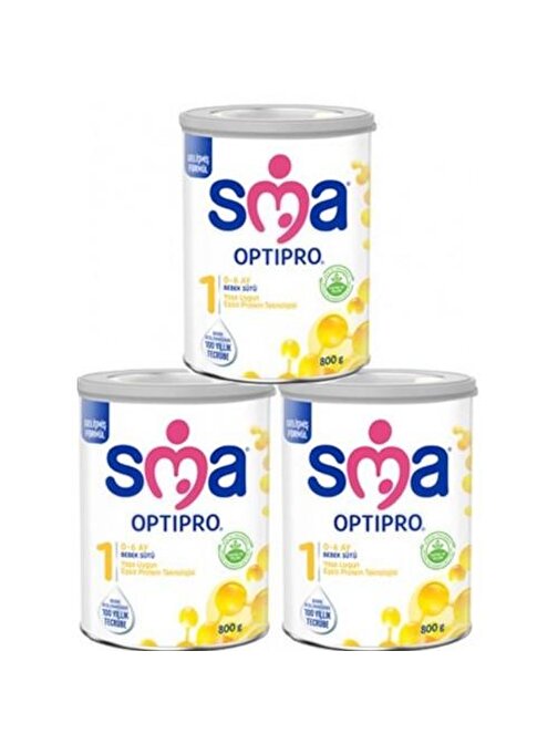 Sma Optipro 1 Probiyotik Bebek Sütü 3x800 gr 0-6 Ay