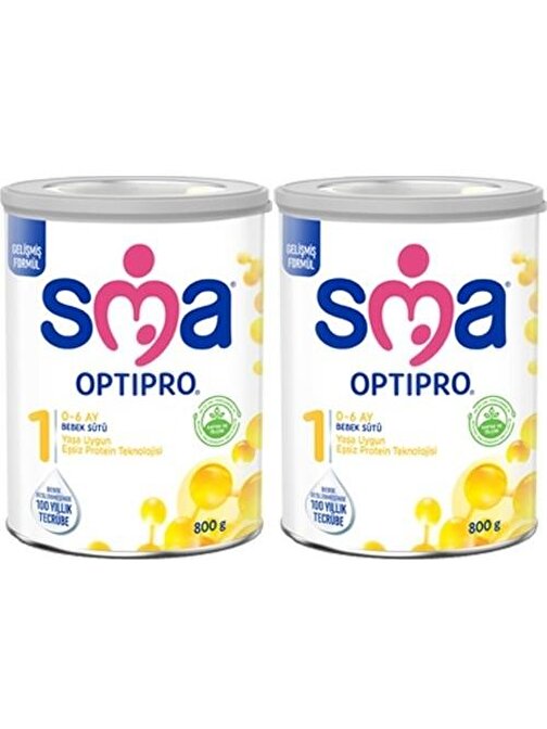 Sma Optipro 1 Probiyotik Bebek Sütü 2x800 gr 0-6 Ay