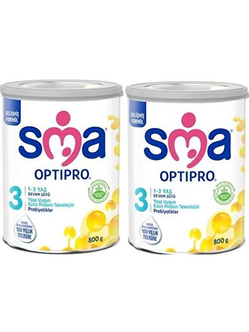 Sma Optipro 3 Probiyotik Devam Sütü 2x800 gr 0-6 Ay