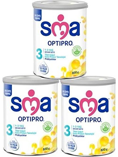 Sma Optipro 3 Probiyotik Devam Sütü 3x800 gr 0-6 Ay