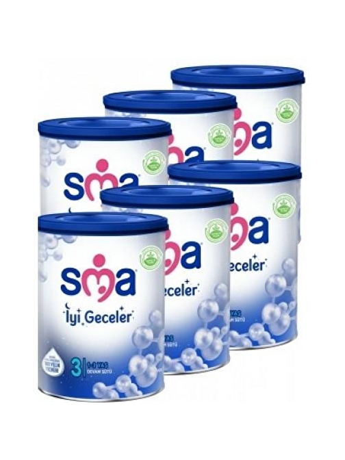 Sma 3 İyi Geceler Devam Sütü 6x800 gr 1-3 Yaş