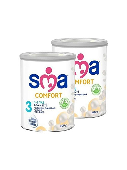 Sma 3 Devam Sütü Comfort 400 Gr X 2 Adet