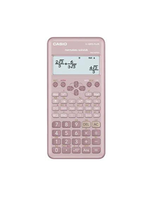 Casio FX-82ES Plus Pembe Bilimsel Fonksiyonlu Hesap Makinesi 2.Versiyon