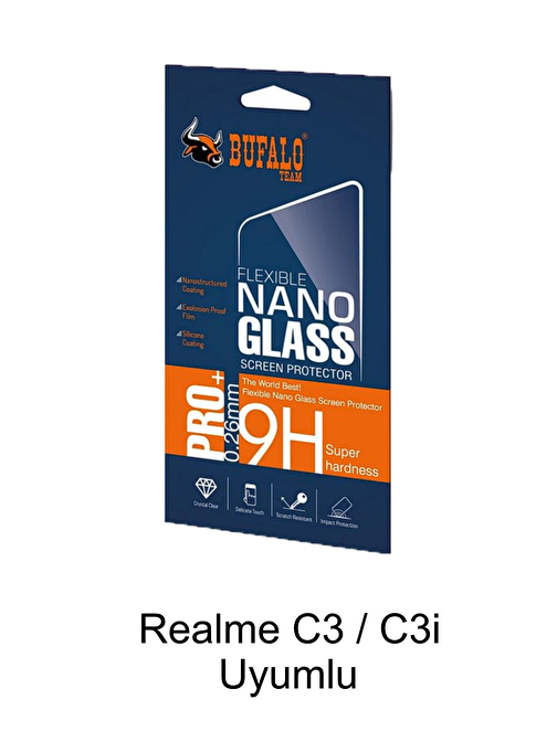 Realme C3 / C3i Uyumlu FlexiGlass Nano Ekran Koruyucu