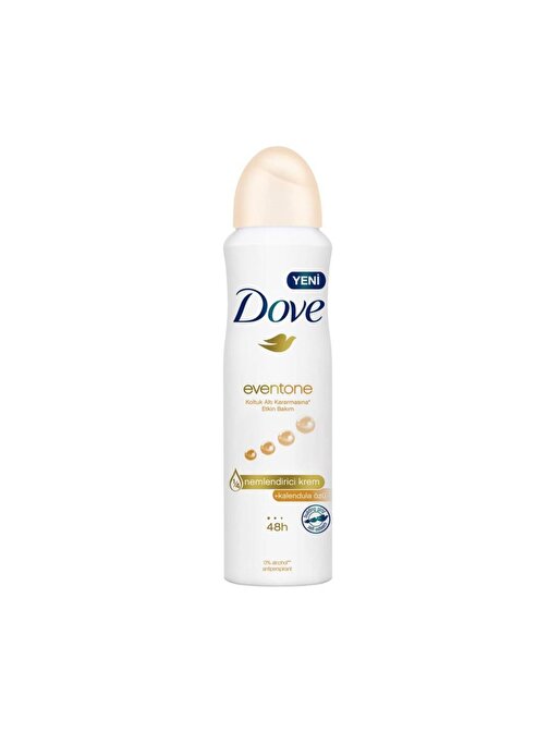 Dove Eventone Kalendula Özü Koltuk Altı Kararmasına Etkin Bakım Kadın Sprey Deodorant 150 Ml