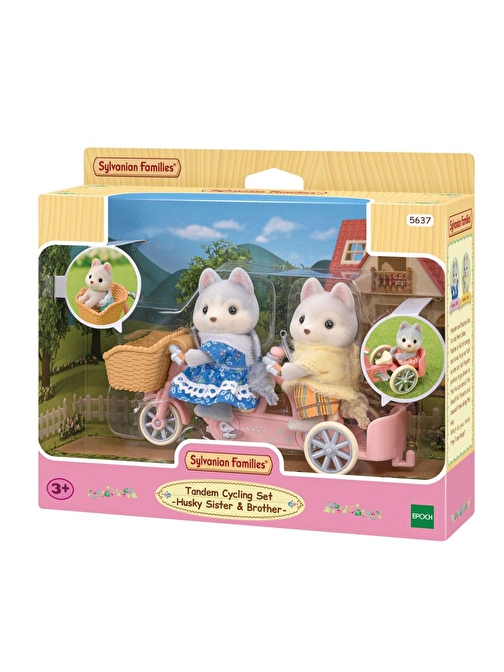 Sylvanian Families Tandem Bisiklet Seti Husky Kardeşler 5637