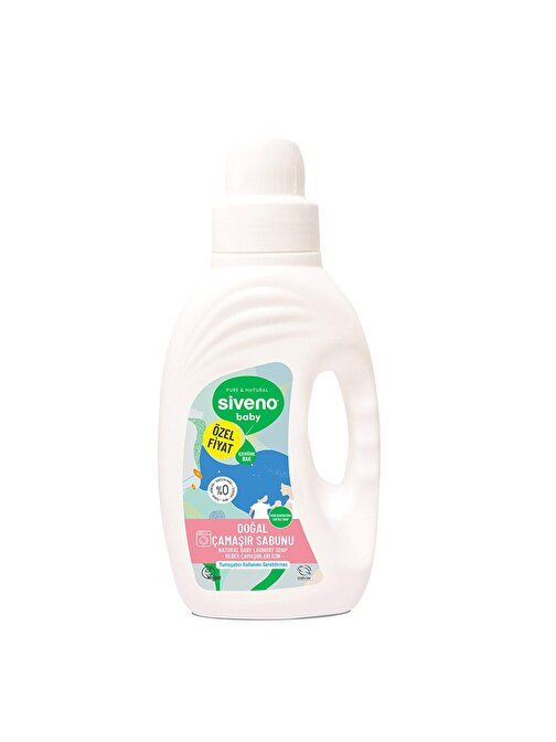 Siveno Vegan Sıvı Yenidoğan Bebek Çamaşır Sabunu 1.5 lt