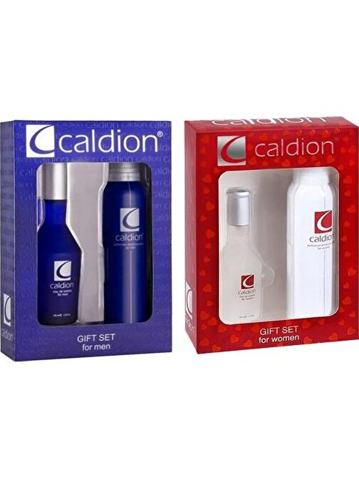 Caldion 50ml Edt 150 ml Deo Unisex 2'li Parfüm Setleri