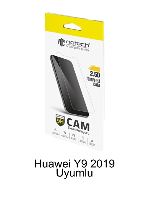 Huawei Y9 2019 Uyumlu Temperli Cam Ekran Koruyucu