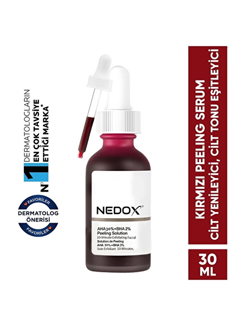 Nedox Cilt Yenileyici ve Cilt Tonu Eşitleyici 30ml Serum Peeling