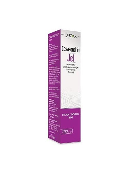 Orzax Cosakondrin Jel 100Ml