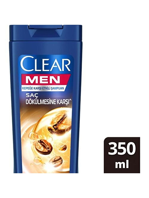 Clear Men Kahve Çekirdeği Özü Kepeğe Karşı Etkili Şampuan 350 ml