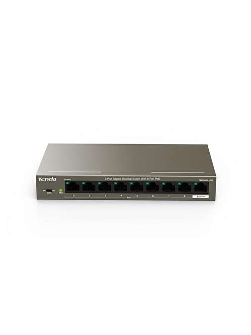 Tenda Teg1109P 8 Port 10 - 100 - 1000 Mbps Poe Switch