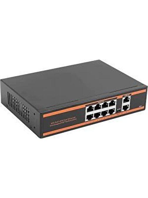 Nova Nd1Pg0822 150 W 8 Port 10 - 100 Mbps Poe Switch