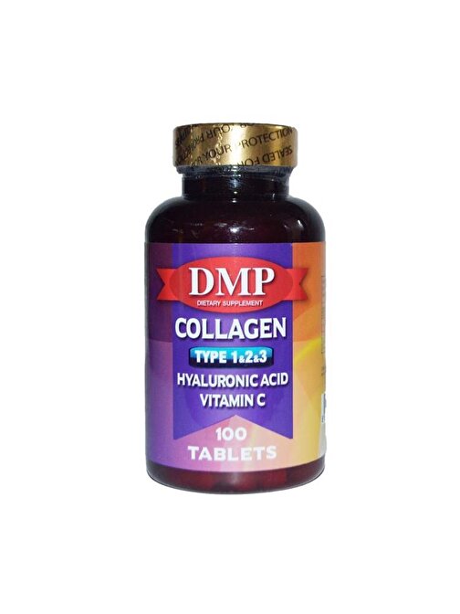Dmp Dmp Collagen Type 1,2,3 Hyaluronic Acid Vitamin C 100 Tablets
