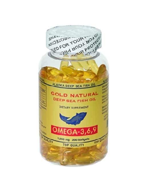 Mnk Gold Natural Omega 3-6-9 Softgels 200 Adet 1000Mg