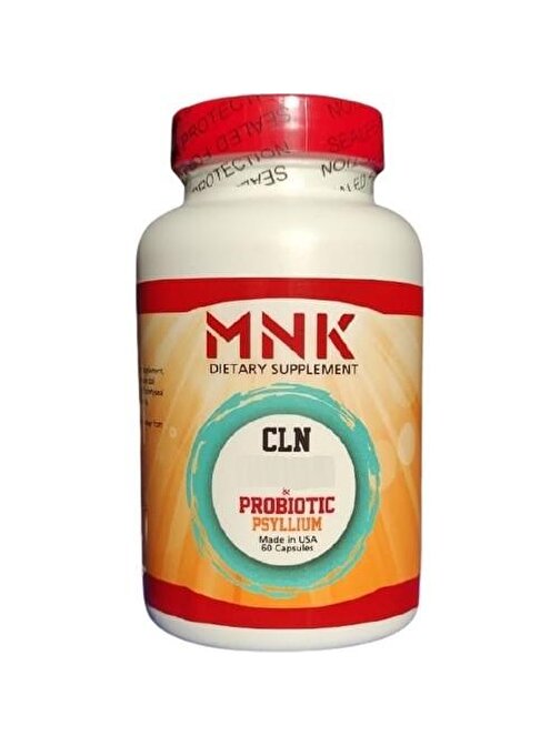 Mnk Cln Cleans Probiotic Psyllium 60 Kapsül