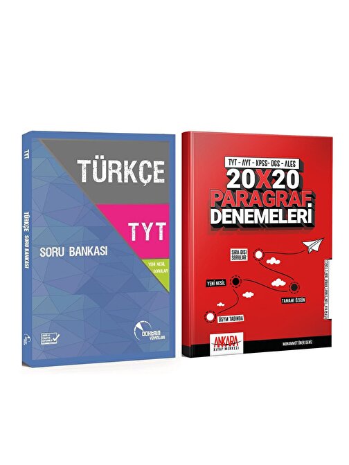 Akm Kitap Doktrin TYT Türkçe ve AKM Paragraf Deneme Seti 2 Kitap