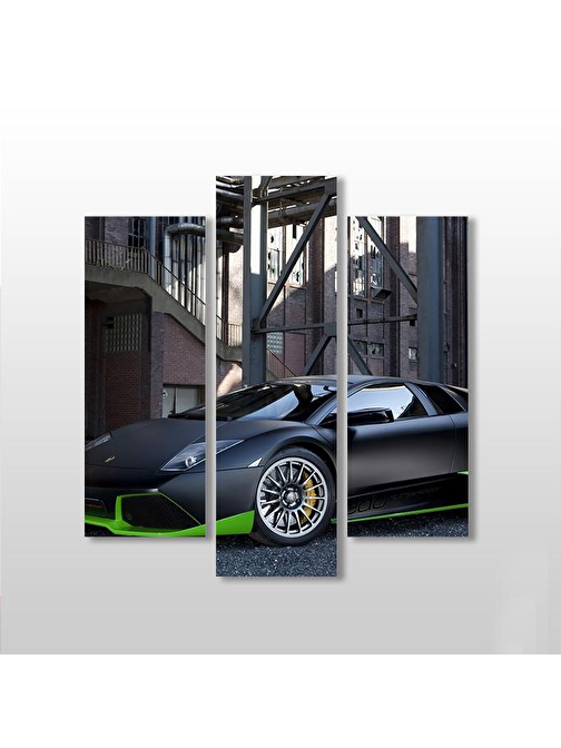 Lamborghini Araba Kanvas Tablo 102x110 cm