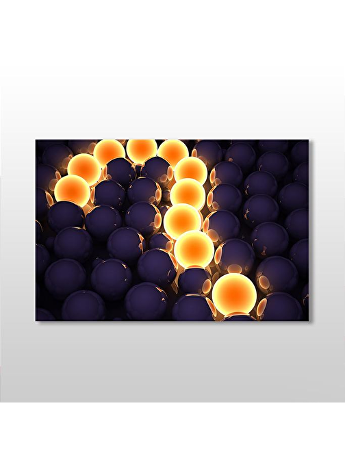 Neon Top Kanvas Tablo 60x40 cm